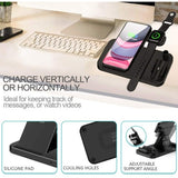 Four-in-One Wireless Charging Station for Phone, Apple Watch (Series 1 - 5), Apple Pencil and AirPods Pro