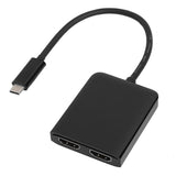 USB-C USB 3.1 Type C To Dual HDMI Converter Adapter Cable Mirror Extend Monitor