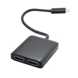 USB-C USB 3.1 Type C To Dual HDMI Converter Adapter Cable Mirror Extend Monitor