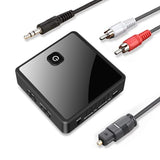 Bluetooth Transmitter Receiver 40ms Low Latency Wireless Audio Adapter