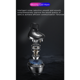 TW80 Air True-Wireless Earphones, Bluetooth, Stereo HiFi Sound, Touch Control, and Secure Fit - Black