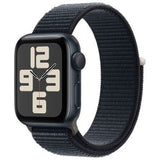 Apple Watch SE 2 (2023) 44mm (GPS) - Midnight Aluminum - Midnight Sport Loop Band - Size : Any Size  - (MREA3CL/A)