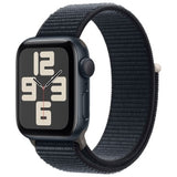 Apple Watch SE 2 (2023) 40mm (GPS) - Midnight Aluminum - Midnight Sport Loop Band - Size : Any Size  - (MREC03LL/A | MRE03CL/A)