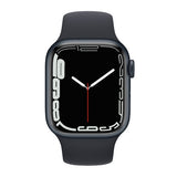 Apple Watch Series 7 45mm (GPS+CELLULAR) Midnight Aluminum Case with Midnight Sport Band (3J410LL/A)