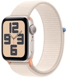 Apple Watch SE 2 (2023) 40mm (GPS) - Starlight Aluminum - Starlight Sport Loop - Size: One Size - (MR9W3LL/A | MR9W3CL/A)