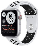 Apple Watch Nike SE 44mm (GPS+CELLULAR)  Silver Aluminum Case with Platinum Sport Band (MKRW3LL/A)