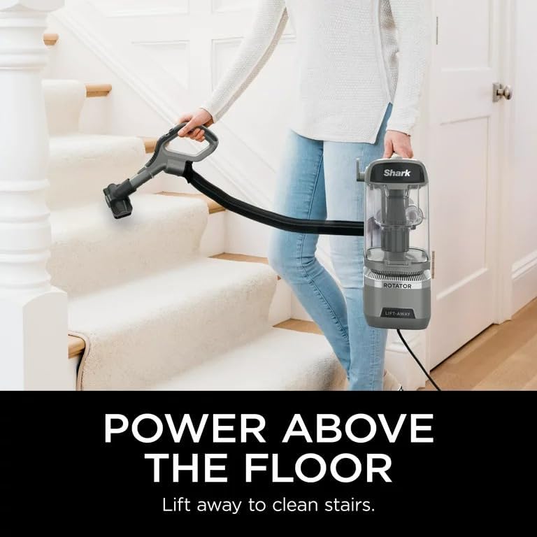 Shark LA500 Rotator LiftAway ADV DuoClean PowerFins Upright Vacuum wi