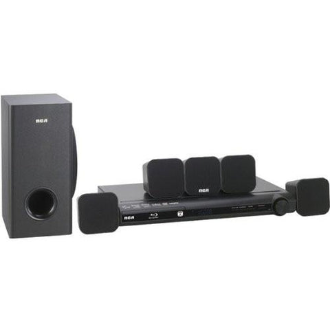 RCA 5.1 Home Theater System - 300 W RMS - Blu-ray Disc Player RTB1016WE