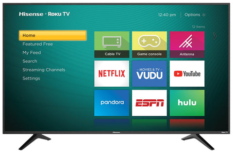 Hisense 43" Class 4K Ultra HD (2160P) HDR Roku Smart LED TV (43R6E4)
