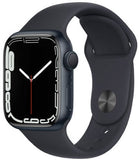 Apple Watch Series 7 ( GPS + CELLULAR ) 41mm Midnight Aluminum Case with Midnight Sport Band (MKH73)