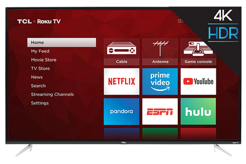 TCL 50" Class 4K UHD LED Roku Smart TV 4 Series ( 50S425 )