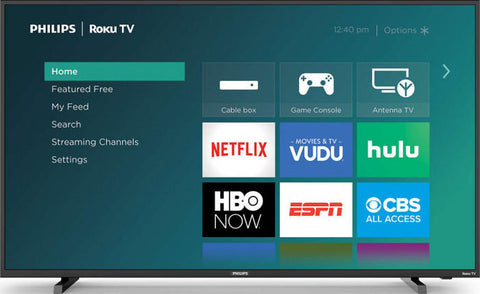 Philips 65" Class Roku Smart 4k UHD LED HDTV w/ HDR (65PFL4864/F7)