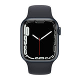 Apple Watch Series 7 ( GPS + CELLULAR ) 41mm Midnight Aluminum Case with Midnight Sport Band (MKH73)