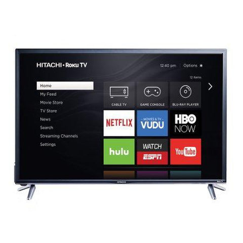 HITACHI 43" 1080P 60 HZ LED ROKU SMART TV (43R51)