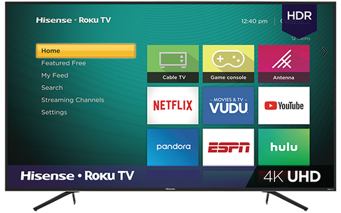 Hisense 65" Class 4K Ultra HD (2160P) HDR Roku Smart LED TV (65R7050E)