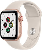 Apple Watch SE 40mm (GPS+CELLULAR) Gold Aluminum Case with Starlight Sport Band MKQN3