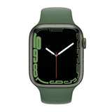 Apple Watch Series 7 (GPS + CELLULAR) 45mm Green Aluminum Case with Green Sport Band (MJK93)