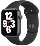 Apple Watch SE (GPS) 44MM Space Gray Aluminium Case With Black Sport Band ( MYDT2)