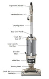 Shark - Rotator Pro Complete Lift-Away Bagless Upright Vacuum - Champagne ( NV552 )