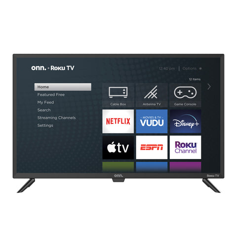 ONN.  43" Class 4K UHD (2160P) LED Roku Smart TV HDR (100012584 )