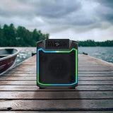 ION iPA125C Pathfinder 280?? 8-in. 120-Watt All-Weather Bluetooth Rechargeable Speaker with FM Radio and LED Lighting