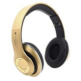 Foldable Wireless Bluetooth High Definition On-Ear Stereo Headphones STN-16(Gold)