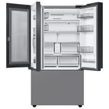 Samsung BESPOKE 36" 30.1 Cu. Ft. 3-Door French Door Refrigerator with Water Dispenser (RF30BB6600QL) - Stainless