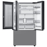 Samsung BESPOKE 36" 23.9 Cu. Ft. 3-Door French Door Refrigerator with Water Dispenser (RF24BB6600QL) - Stainless