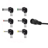 3V to 12V Adjustable 30W Universal Power Supply Adapter Multiple DC Tips Jack
