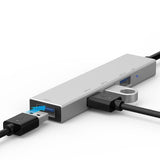 USB-C Type C to USB 3.0 4 Port Hub Adapter USB-C Aluminum Slim Thunderbolt USB