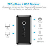 USB 2.0 Sharing Switch / Selector 2 Computer Sharing 4 USB Device KVM