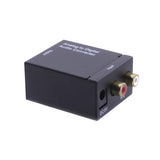 Analog RCA to Optical Digital Coaxial Toslink Audio Converter Adapter Composite to Optical