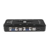 4 Port USB KVM Switch Share Monitor Keyboard Mouse