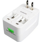 All in One Universal AC Plug Converter Wall Charger Power Adapter interchange AU UK EU Plug