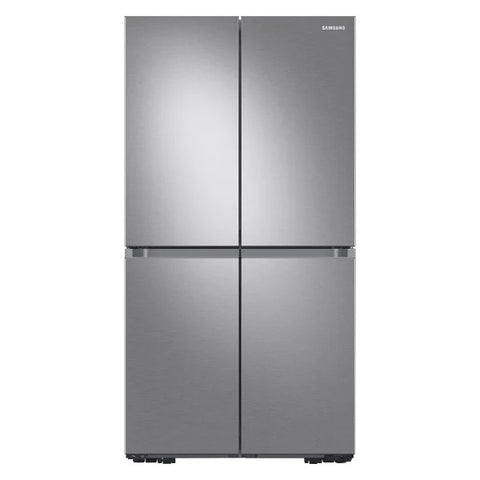Samsung 23 cu. ft. Counter Depth 4-Door French Door Refrigerator with Beverage Center in (RF23B7671SR) Stainless Steel