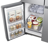 Samsung 23 cu. ft. Counter Depth 4-Door French Door Refrigerator with Beverage Center in (RF23B7671SR) Stainless Steel