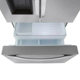 LG - 26 cu. ft. Smart Counter Depth MAX French Door Refrigerator (LCFC26XSS) - Stainless Steel