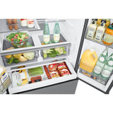 Samsung 36" 25.5 Cu. Ft. French Door SpaceMax Counter Depth Refrigerator w/ Water & Ice Dispenser (RF27CG5400SR) - Stainless
