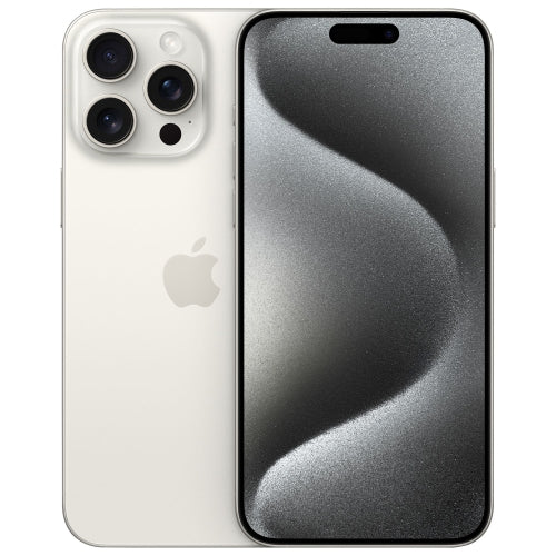 Apple iPhone 15 Pro Max 256GB - White Titanium - Unlocked (MU6Q3VC