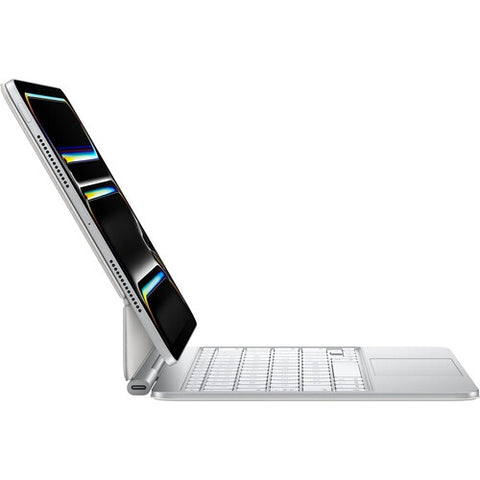 Apple MWR03LL/A Magic Keyboard for 11" iPad Pro M4 (White, US English) ( MWR03LL/A )