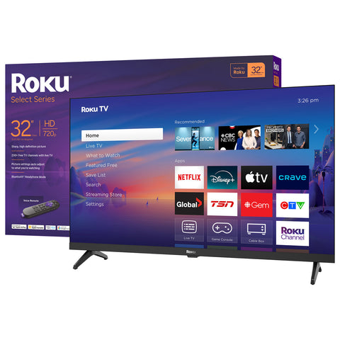 Roku 32" Select Series 720p HD LED Roku TV Smart TV (32R2D5CA)