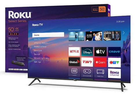 Roku 50" Select Series 4K  QLED Smart Roku TV (50R5C6)