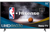 Hisense 55" Class R6 Series 4K UHD Roku Smart TV (55R6030N)