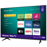 Hisense 58 inch Class 4K UHD LED Roku Smart TV HDR ( 58R6E5)