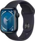 Apple Watch Series 9 (GPS) 41mm Midnight Aluminum - Midnight Sport Band S/M (MR8W3LL/A)