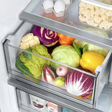 Samsung - BESPOKE 30 cu. ft. French Door Smart Refrigerator with AutoFill Water Pitcher (RF30BB620012) - White Glass