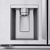 LG - Counter-Depth MAX 24.5 Cu. Ft. 4-Door French Door Smart Refrigerator with Full-Convert Drawer (LF25G8330S) - Stainless Steel