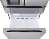 LG - Counter-Depth MAX 24.5 Cu. Ft. 4-Door French Door Smart Refrigerator with Full-Convert Drawer (LF25G8330S) - Stainless Steel