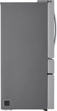 LG - Counter-Depth MAX 24.5 Cu. Ft. 4-Door French Door Smart Refrigerator with Full-Convert Drawer (LF25G8330S) - Stainless Steel