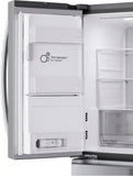 LG - Counter-Depth MAX 24.5 Cu. Ft. 4-Door French Door Smart Refrigerator with Full-Convert Drawer (LF25G8330S) - Stainless Steel